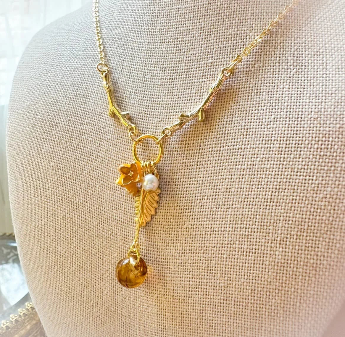 Autumnal Charm Necklace