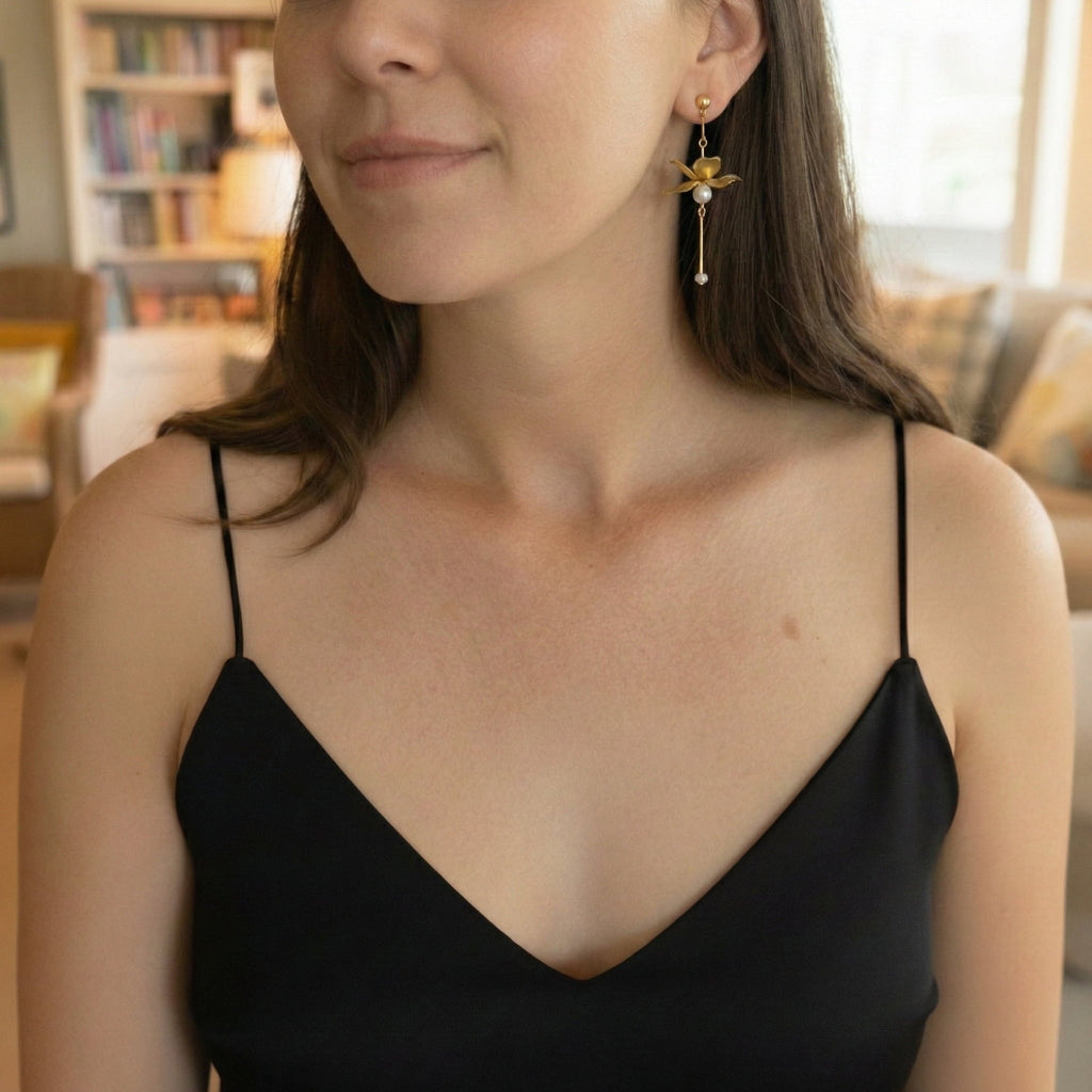 Golden Petals No. 07 Earrings