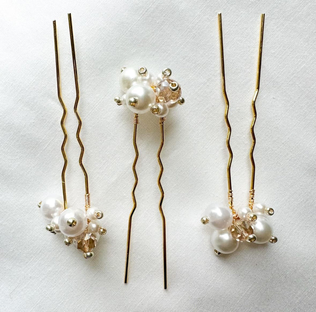 Pearl Hair Pins Wedding