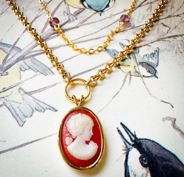 Rosalie Cameo Necklace