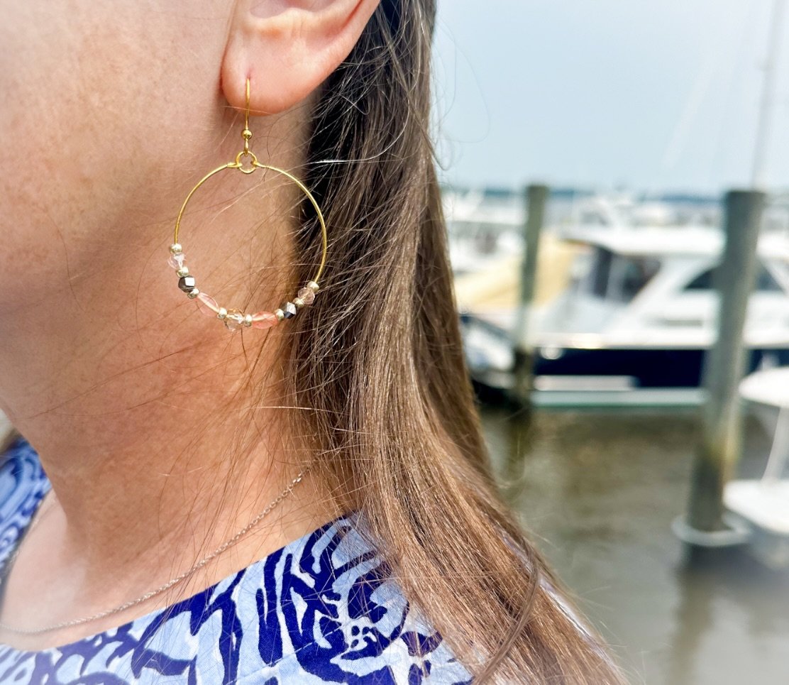 Caribbean Dream Hoop Earrings