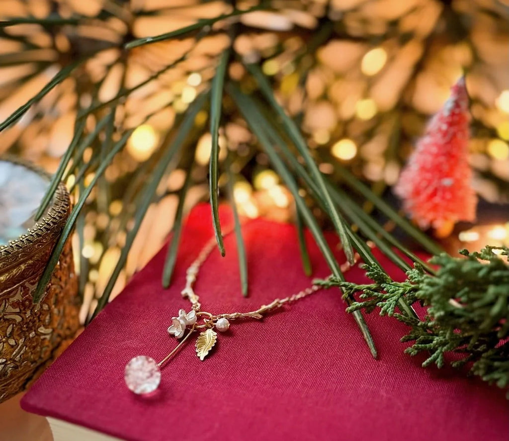 Christmas Snowglobe Necklace