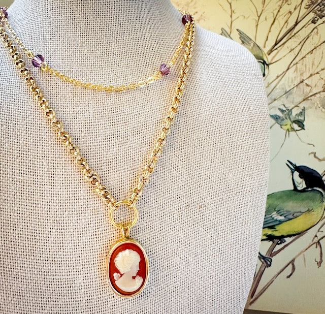 Rosalie Cameo Necklace