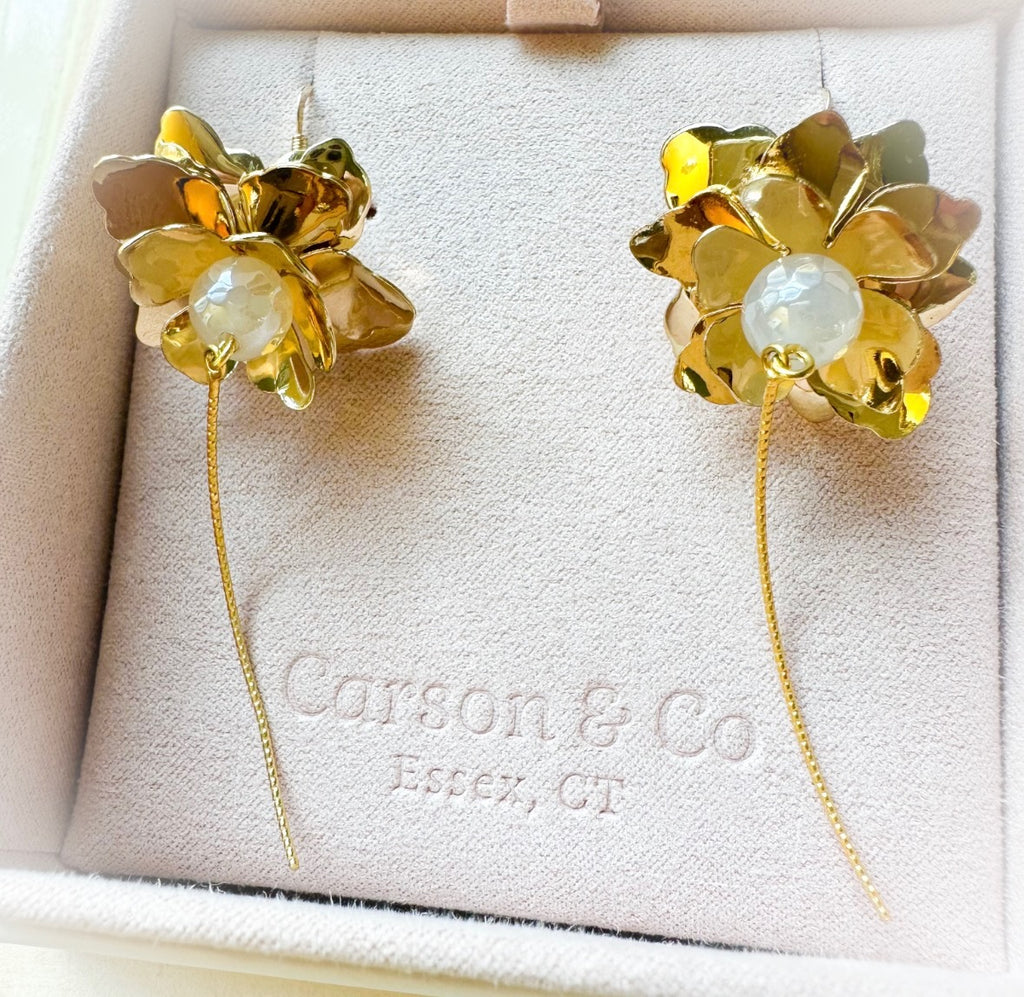 Lotus Flower Earrings