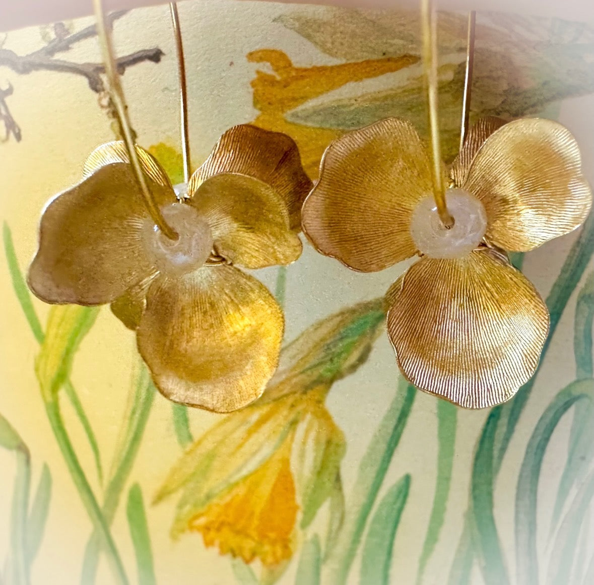 Golden Petals No. 09 Hoops