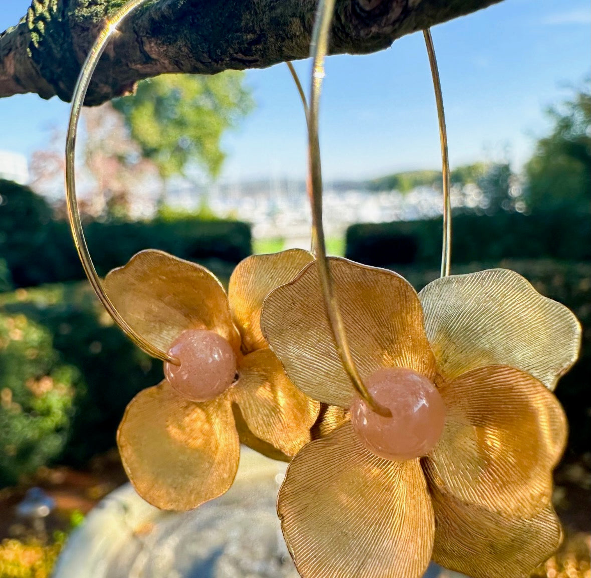 Golden Petals No. 09 Hoops