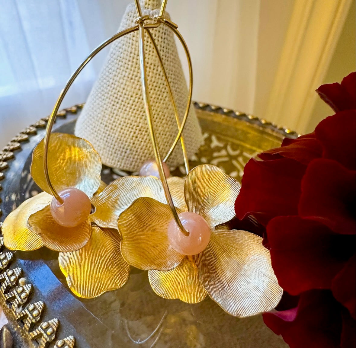 Golden Petals No. 09 Hoops