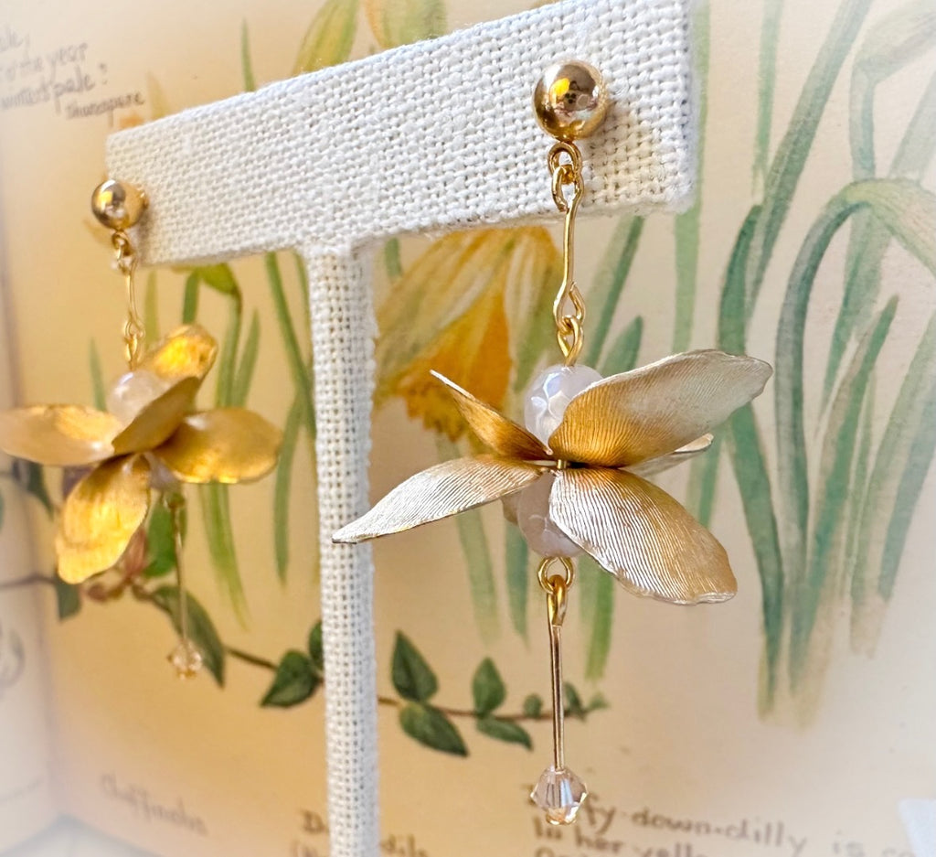Golden Petals No. 07 Earrings