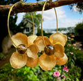 Golden Petals No. 09 Hoops (Smoky)