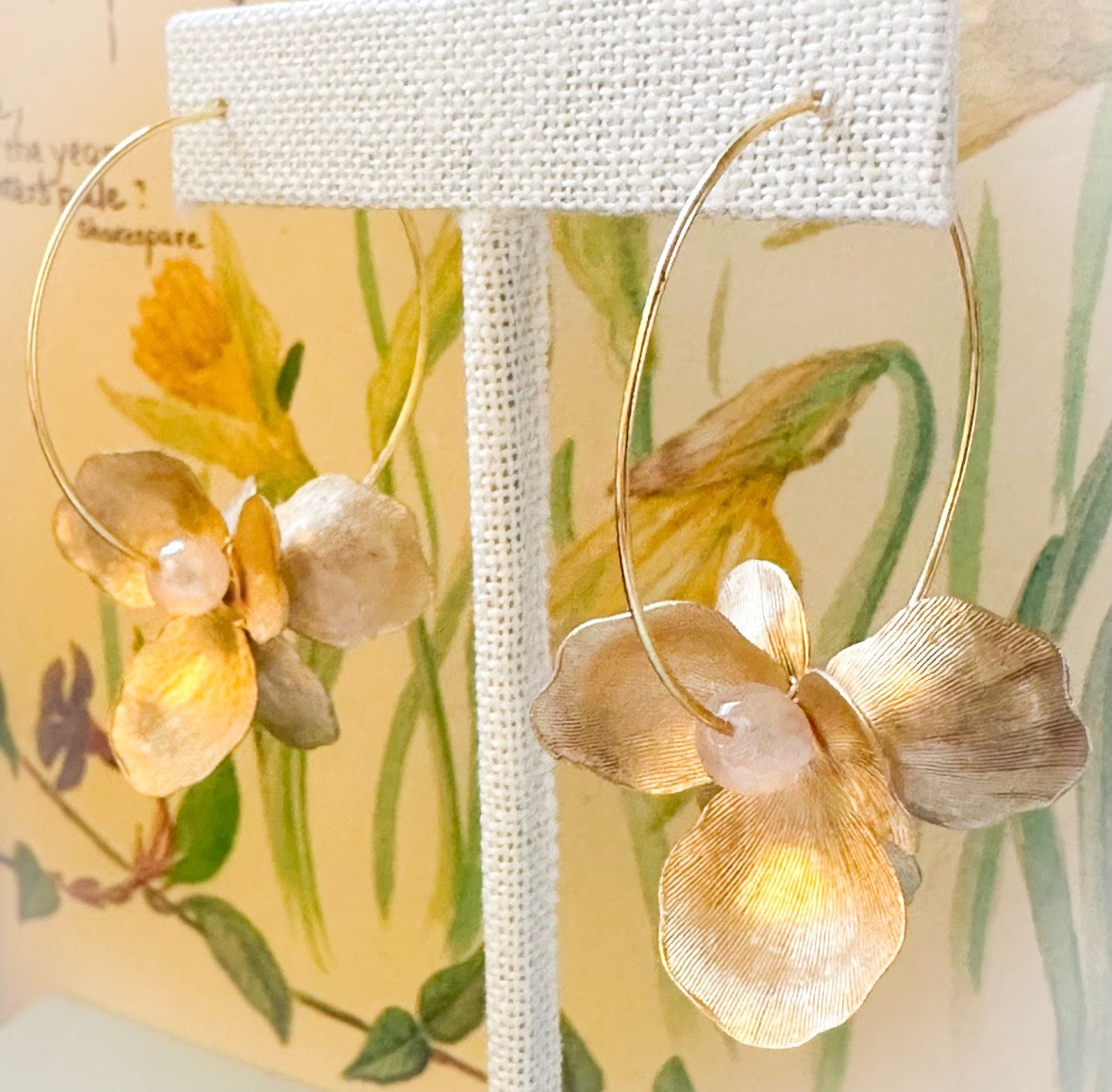 Golden Petals No. 09 Hoops