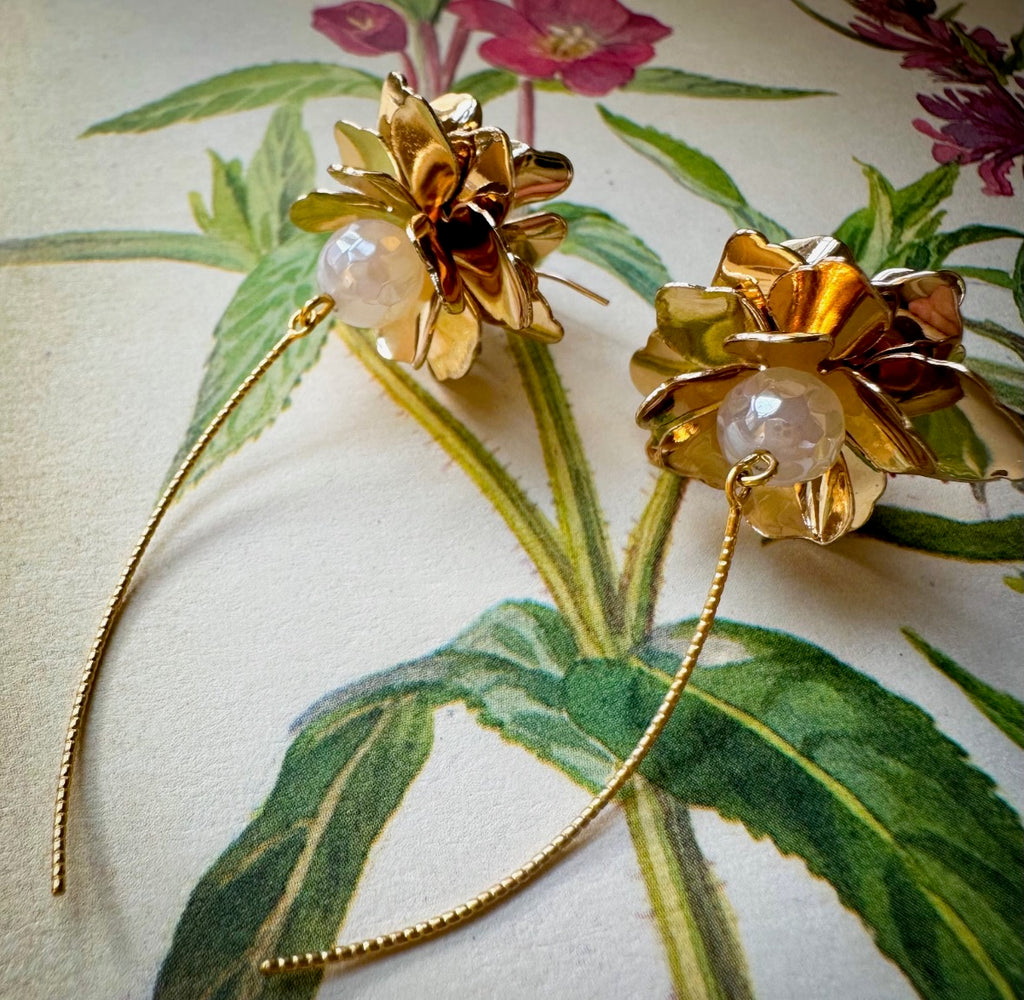 Lotus Flower Earrings