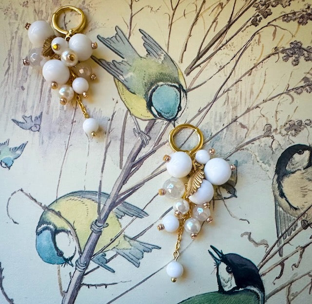 Snowberry Cascade Earrings