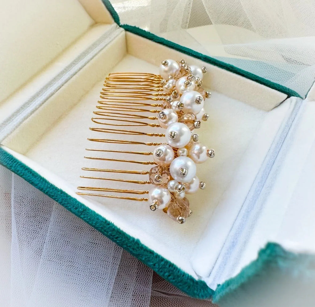 Pearl Hair Comb Wedding