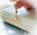 Phone Charm Gold Pearl Shell