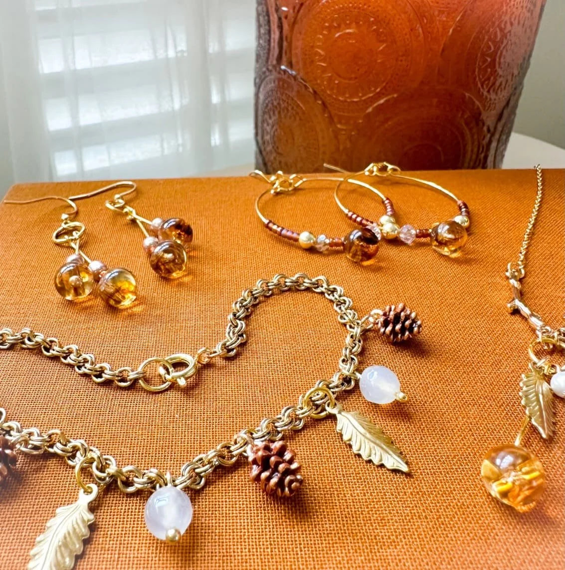 Pine Scent Fall Charm Bracelet