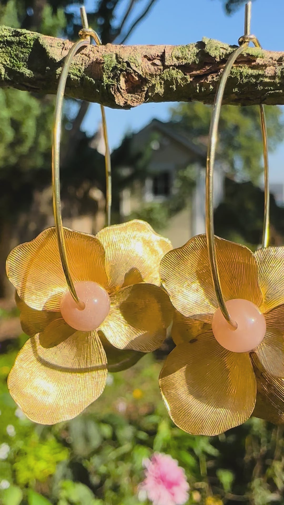 Golden Petals No. 09 Hoops