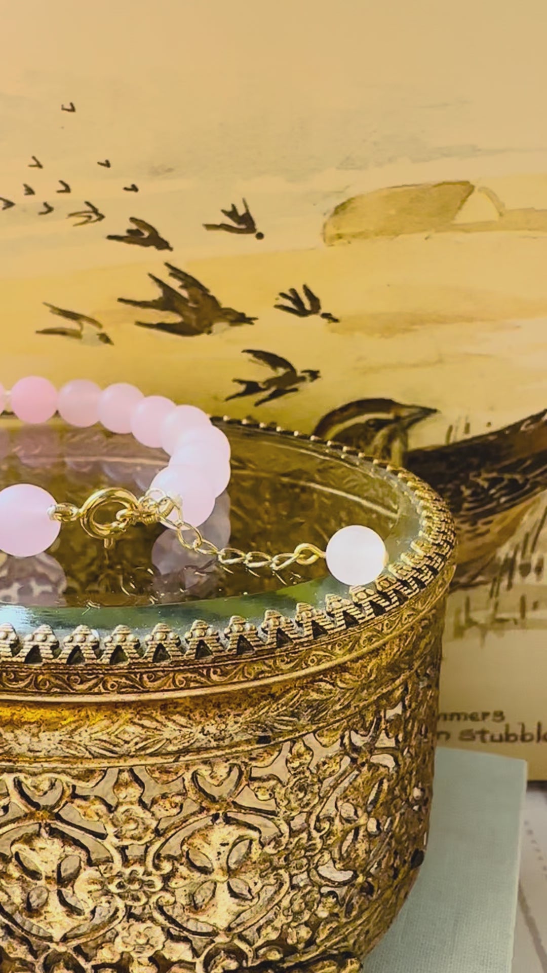 Ombre Rose Quartz Bracelet