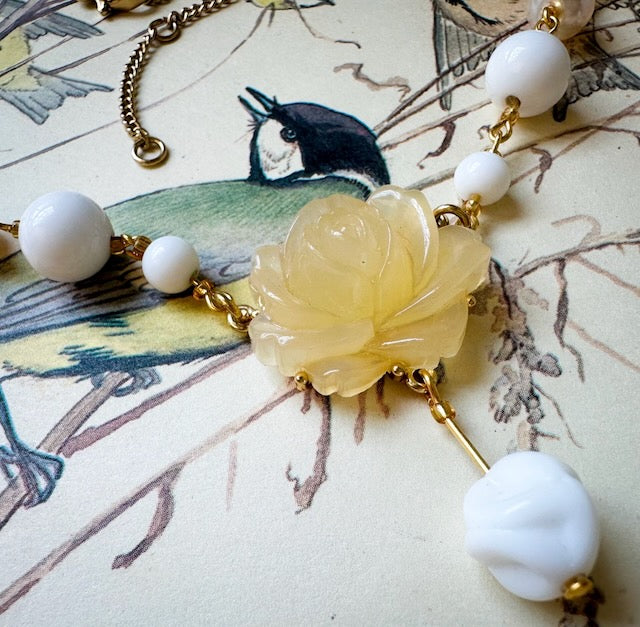 Sun-kissed Rose Necklace