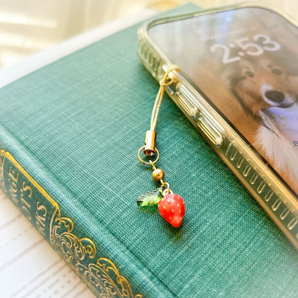 Strawberry Phone Bag Charm