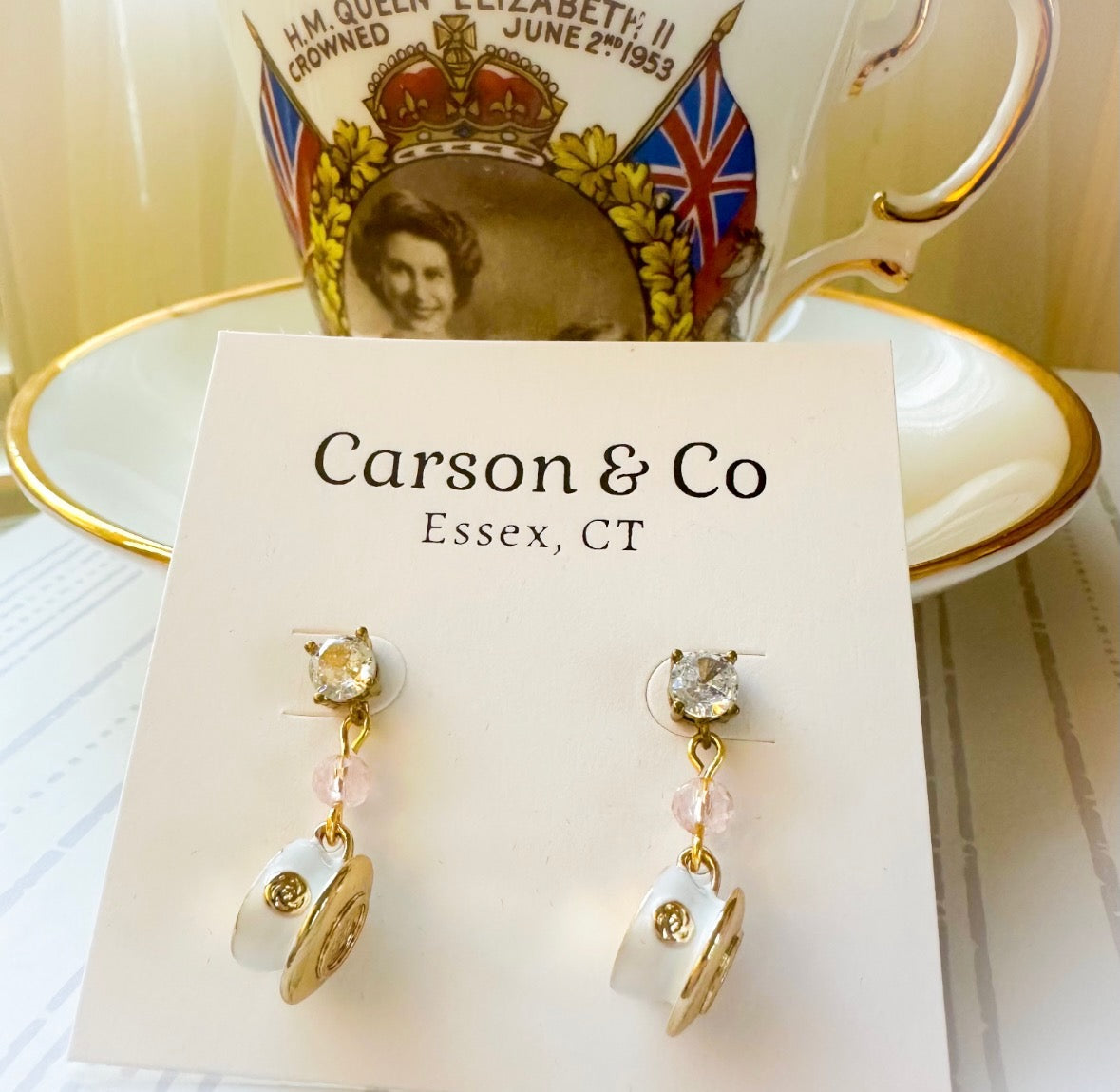 Time for Tea Earrings & Bracelet