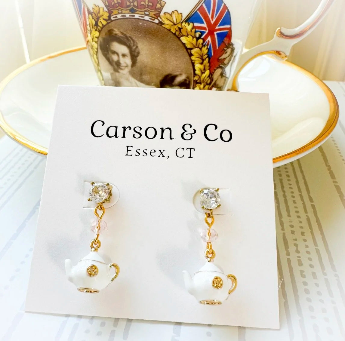Teapot Earrings