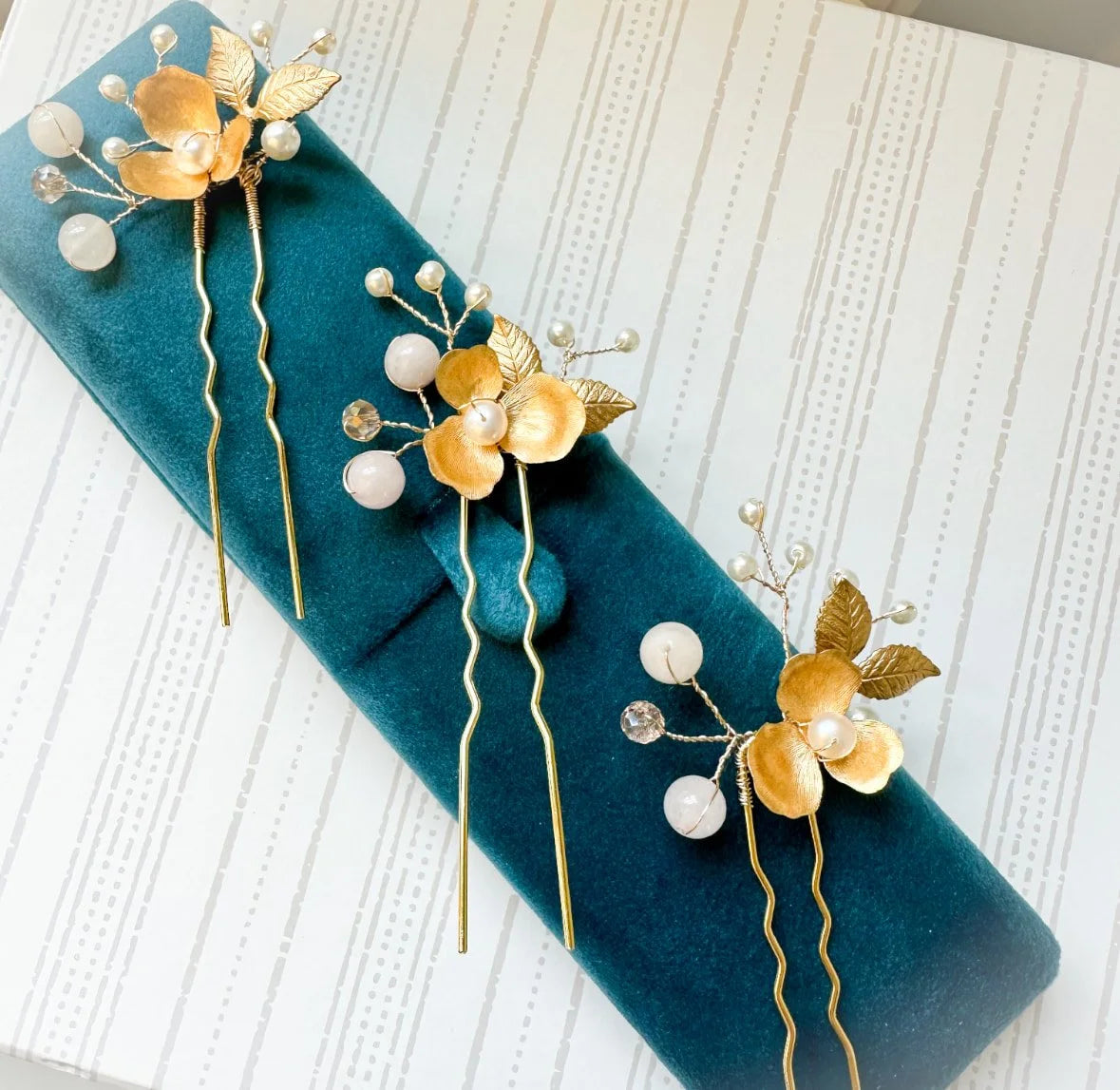 Velvet Box 3 Hairpin Set