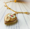 Wild Rose Locket Necklace