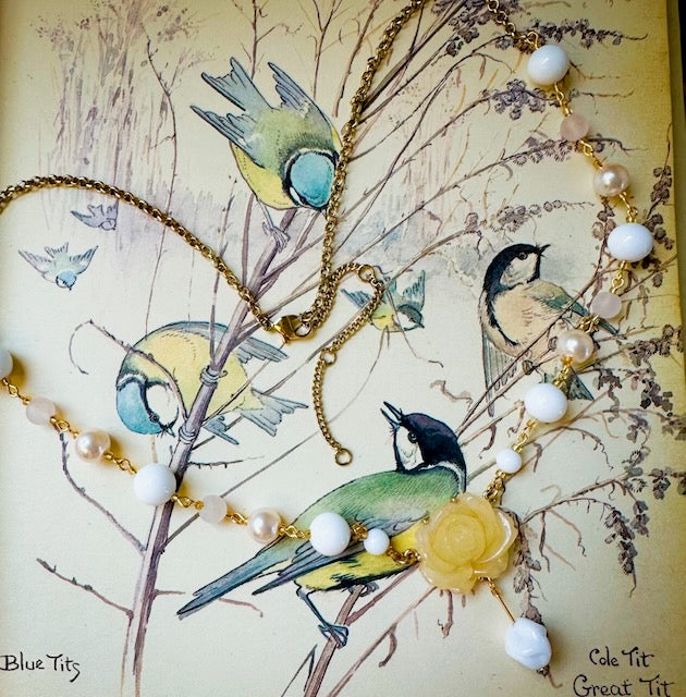 Sun-kissed Rose Necklace